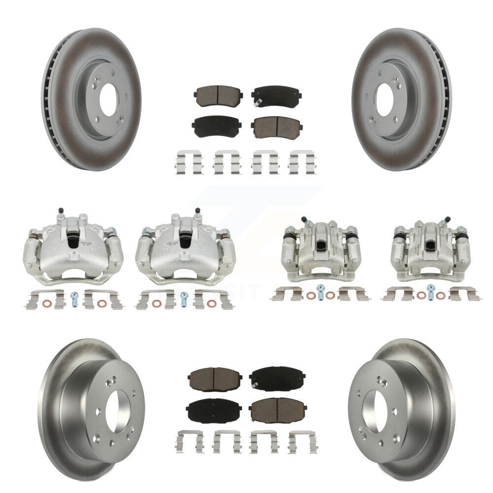 Transit Auto KCG-100922C Disc Brake Kit for 2012-2013 Kia Forte5 - Front and Rear product image