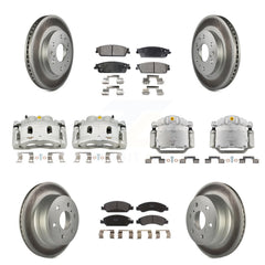 Transit Auto KCG-100922P Disc Brake Kit for 2008-2014 Chevrolet Silverado 1500, Cadillac Escalade, Cadillac Escalade ESV & more - Front and Rear product image