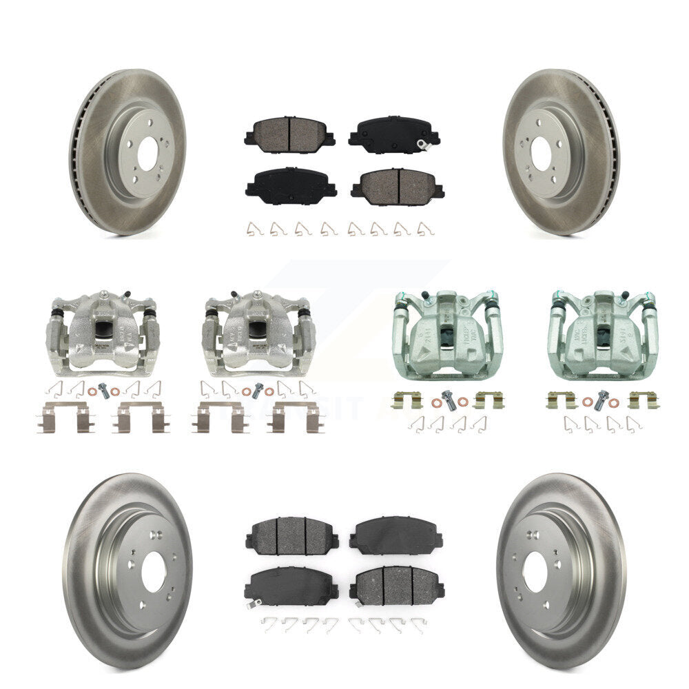 Transit Auto KCG-100922S Disc Brake Kit for 2017-2022 Honda CR-V - Front and Rear product image