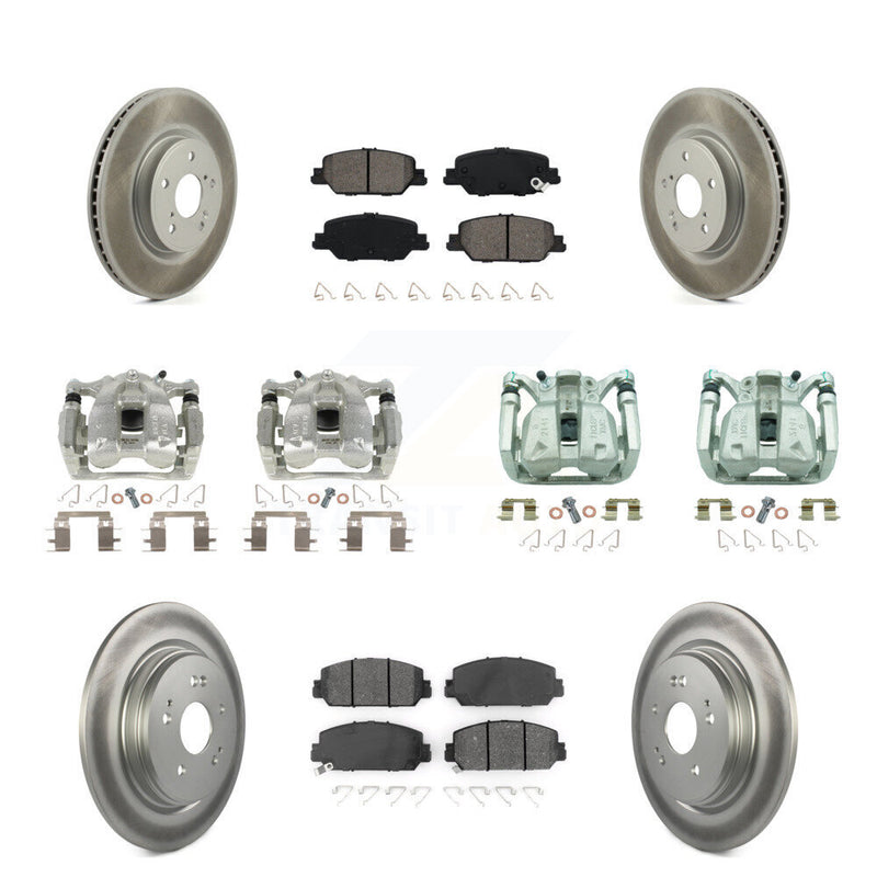 Transit Auto KCG-100922S Disc Brake Kit for 2017-2022 Honda CR-V - Front and Rear product image