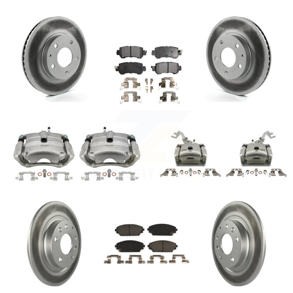 Transit Auto KCG-100922T Disc Brake Kit for 2016-2018 Mazda CX-3 - Front and Rear product image
