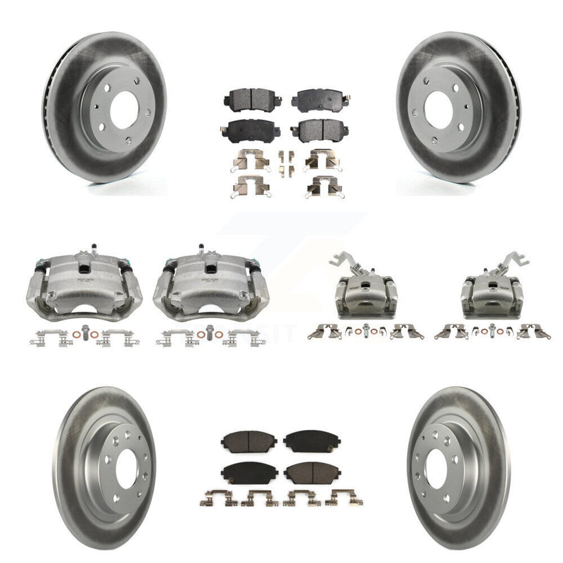 Transit Auto KCG-100922T Disc Brake Kit for 2016-2018 Mazda CX-3 - Front and Rear product image