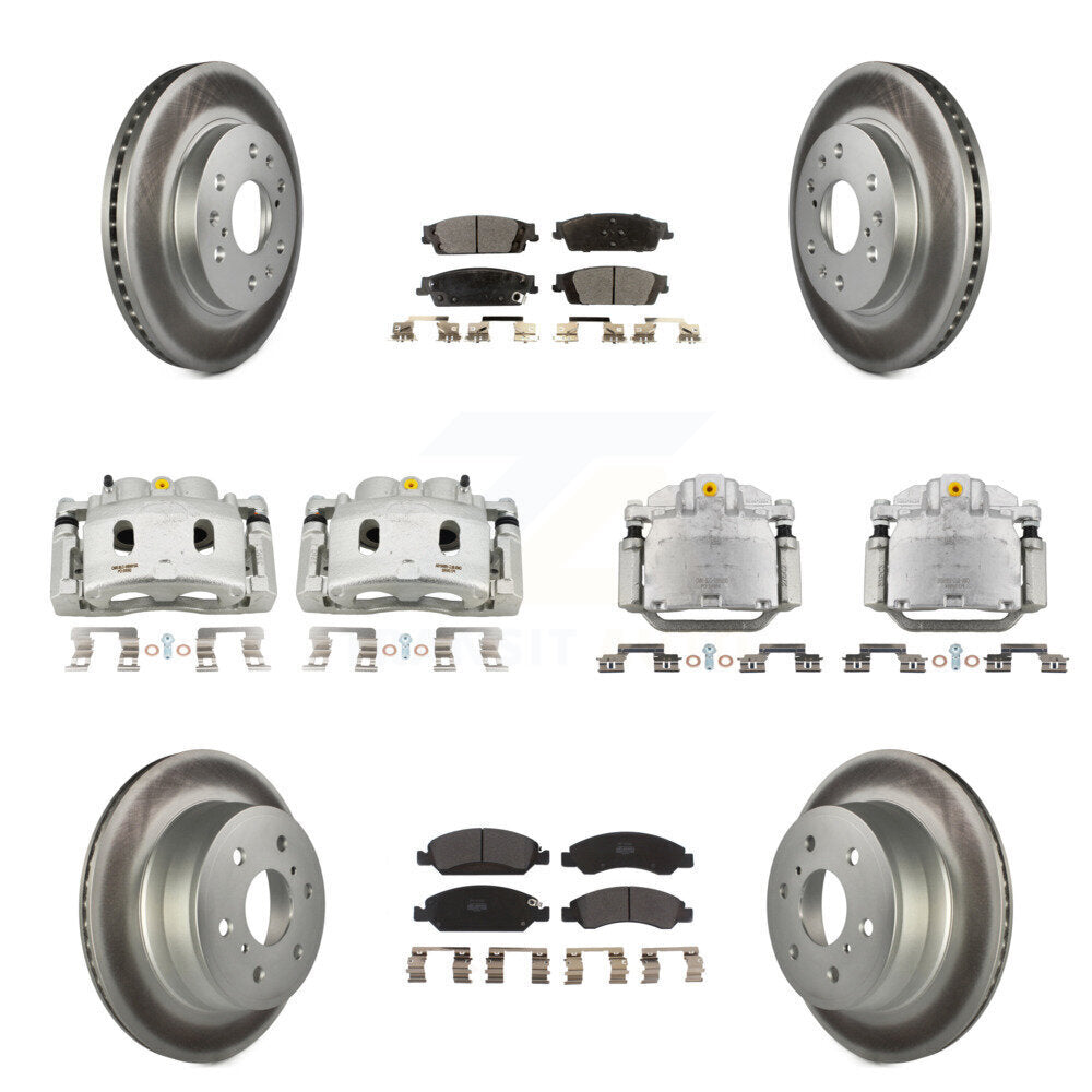 Transit Auto KCG-100923P Disc Brake Kit for 2014-2020 Chevrolet Suburban, Cadillac Escalade, Cadillac Escalade ESV & more - Front and Rear product image