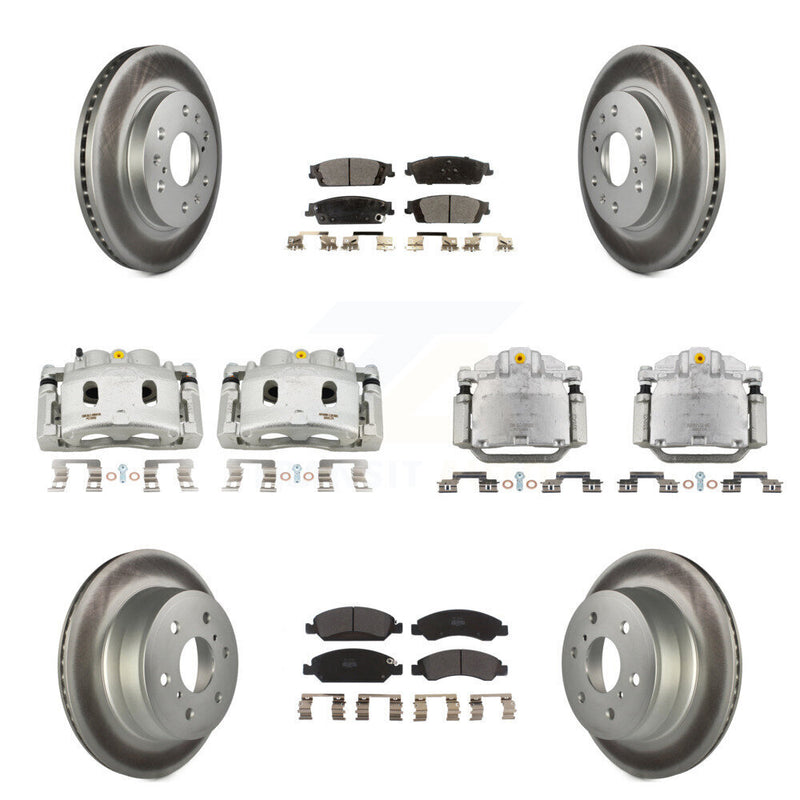 Transit Auto KCG-100923P Disc Brake Kit for 2014-2020 Chevrolet Suburban, Cadillac Escalade, Cadillac Escalade ESV & more - Front and Rear product image