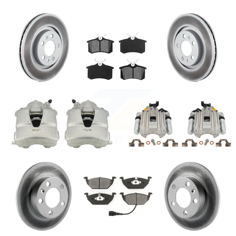 Transit Auto KCG-100923S Disc Brake Kit for 2000-2009 Volkswagen Jetta City, Volkswagen Golf, Volkswagen Jetta - Front and Rear product image