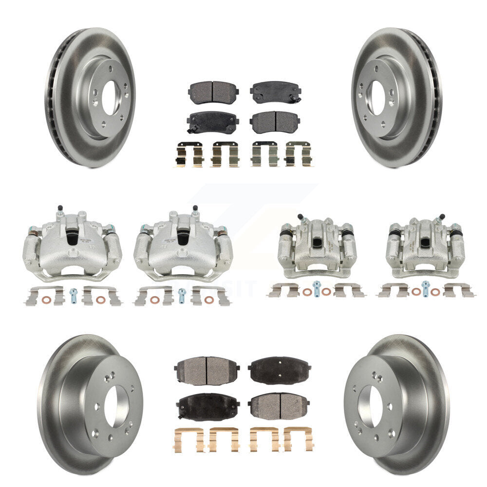 Transit Auto KCG-100923T Disc Brake Kit for 2010-2013 Kia Forte5, Kia Forte, Kia Forte Koup - Front and Rear product image