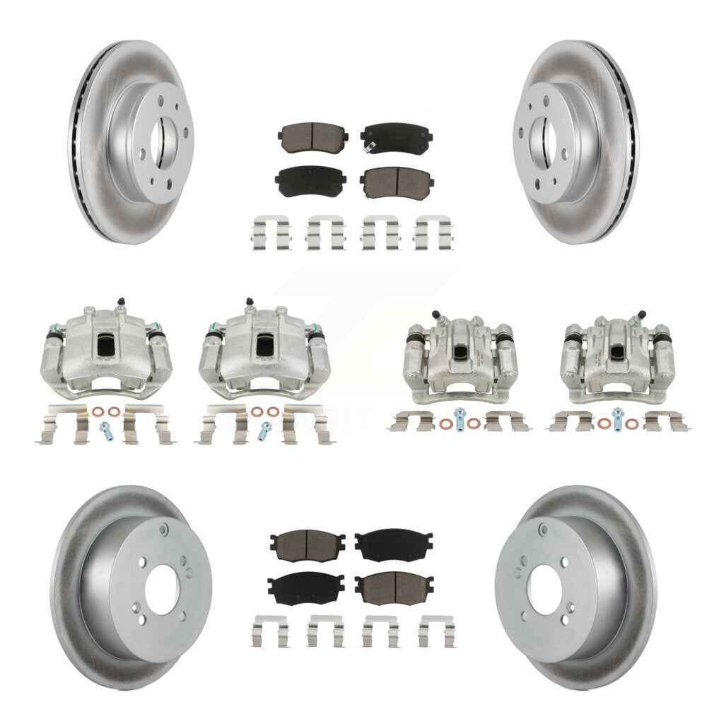 Transit Auto KCG-100924C Disc Brake Kit for 2006 Hyundai Accent - Front and Rear product image