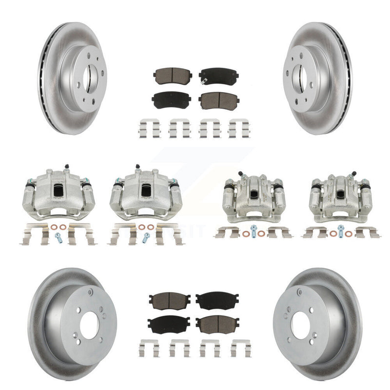 Transit Auto KCG-100924C Disc Brake Kit for 2006 Hyundai Accent - Front and Rear product image