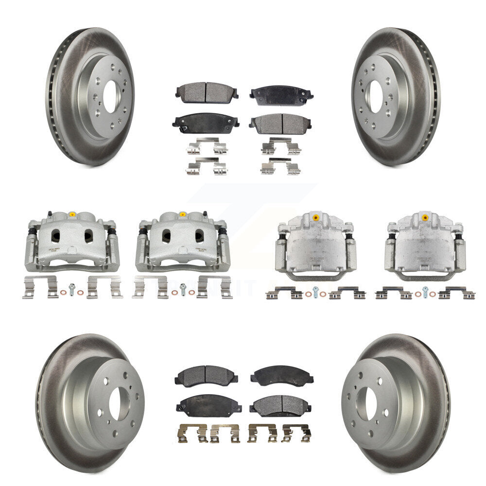 Transit Auto KCG-100924P Disc Brake Kit for 2007 Cadillac Escalade, Cadillac Escalade ESV, Cadillac Escalade EXT & more - Front and Rear product image