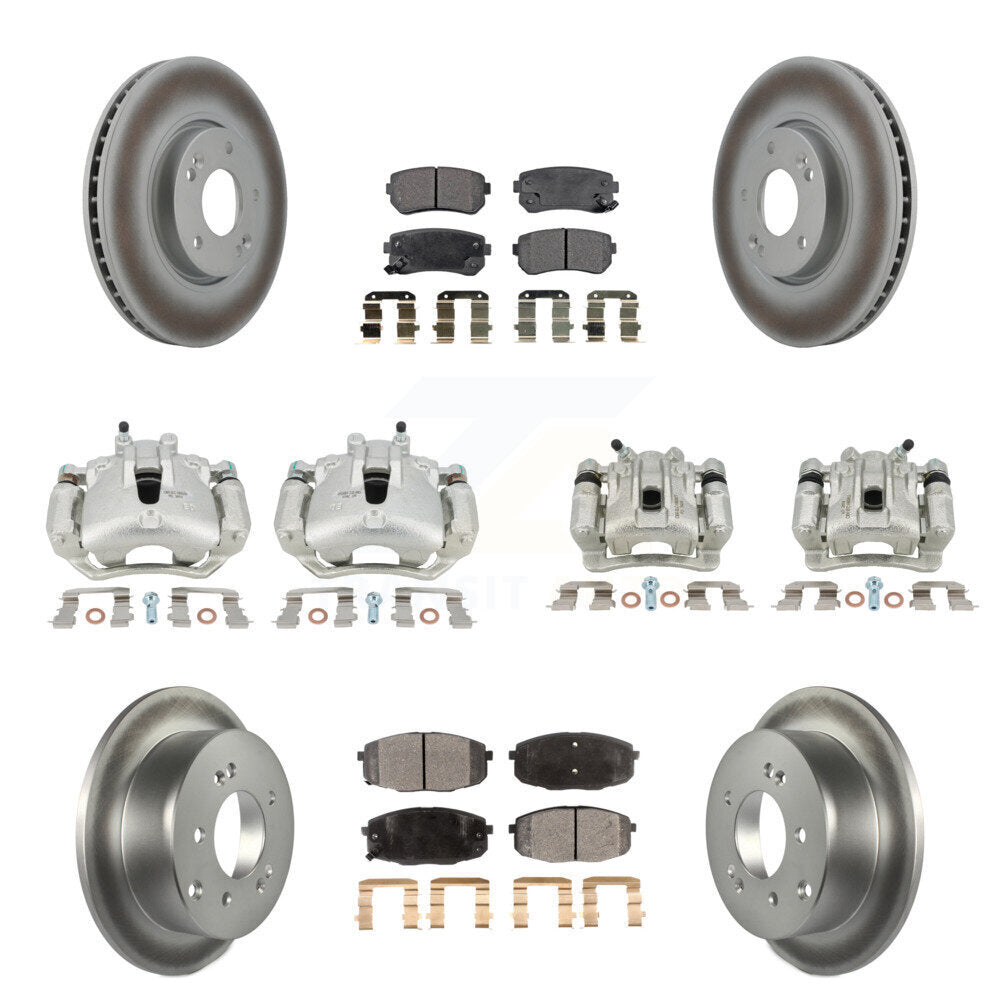 Transit Auto KCG-100924T Disc Brake Kit for 2012-2013 Kia Forte5 - Front and Rear product image