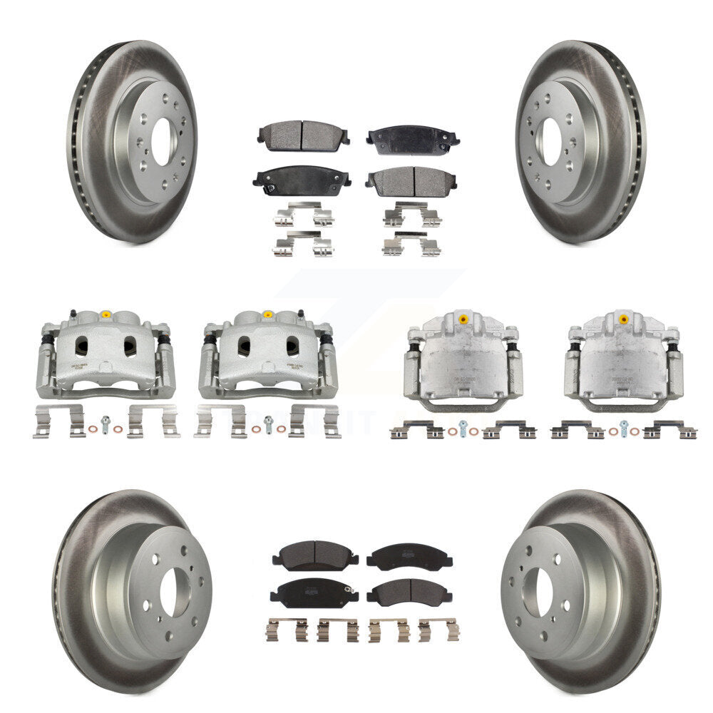 Transit Auto KCG-100925P Disc Brake Kit for 2007-2008 Cadillac Escalade, Cadillac Escalade ESV, Cadillac Escalade EXT & more - Front and Rear product image