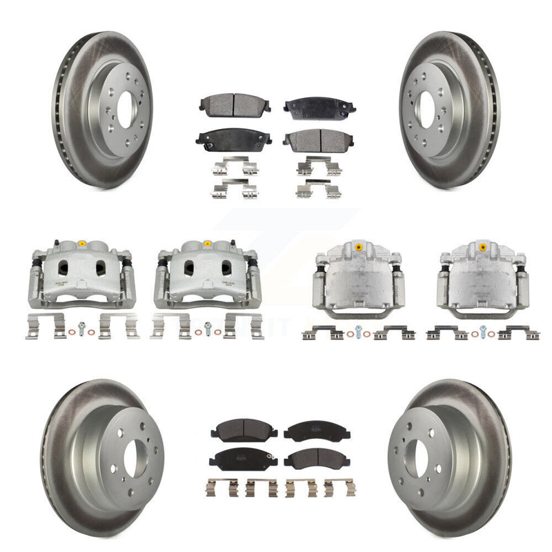 Transit Auto KCG-100925P Disc Brake Kit for 2007-2008 Cadillac Escalade, Cadillac Escalade ESV, Cadillac Escalade EXT & more - Front and Rear product image