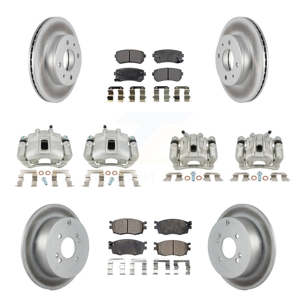Transit Auto KCG-100926T Disc Brake Kit for 2006 Hyundai Accent - Front and Rear product image
