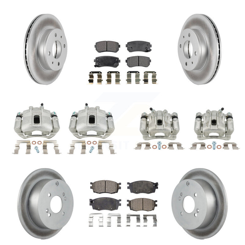 Transit Auto KCG-100926T Disc Brake Kit for 2006 Hyundai Accent - Front and Rear product image