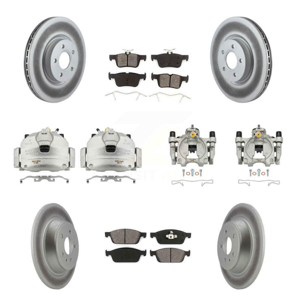 Transit Auto KCG-100927S Disc Brake Kit for 2017-2019 Lincoln MKC, Ford Escape - Front and Rear product image