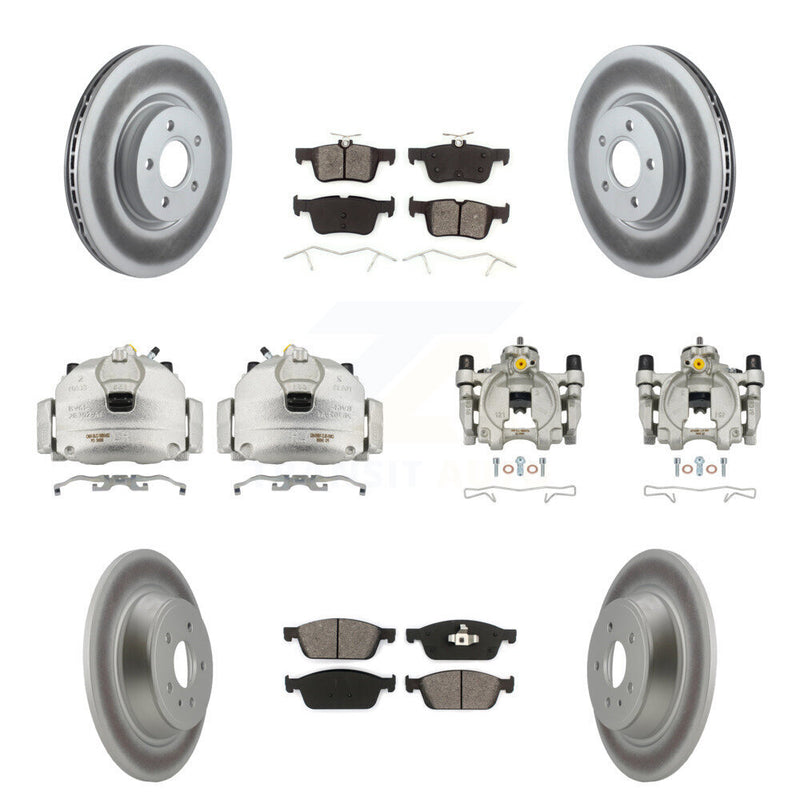 Transit Auto KCG-100927S Disc Brake Kit for 2017-2019 Lincoln MKC, Ford Escape - Front and Rear product image