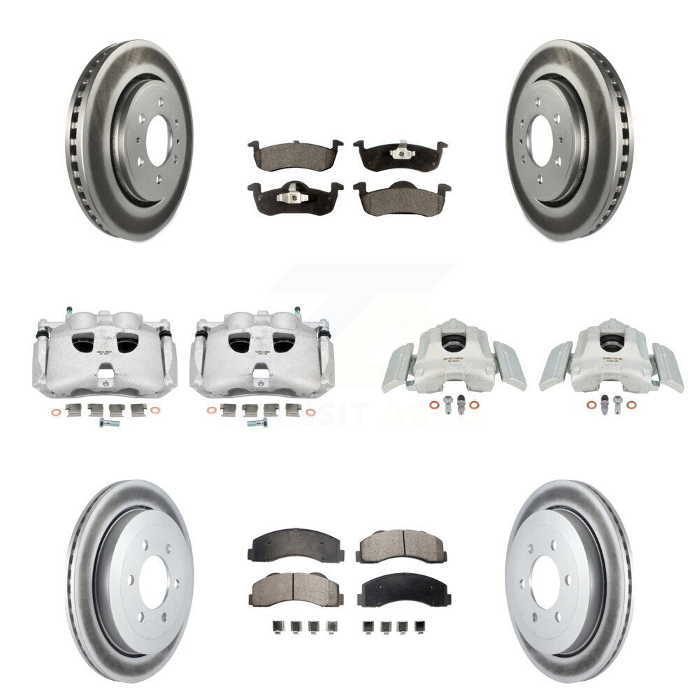 Transit Auto KCG-100927T Disc Brake Kit for 2010-2017 Ford Expedition, Lincoln Navigator - Front and Rear product image