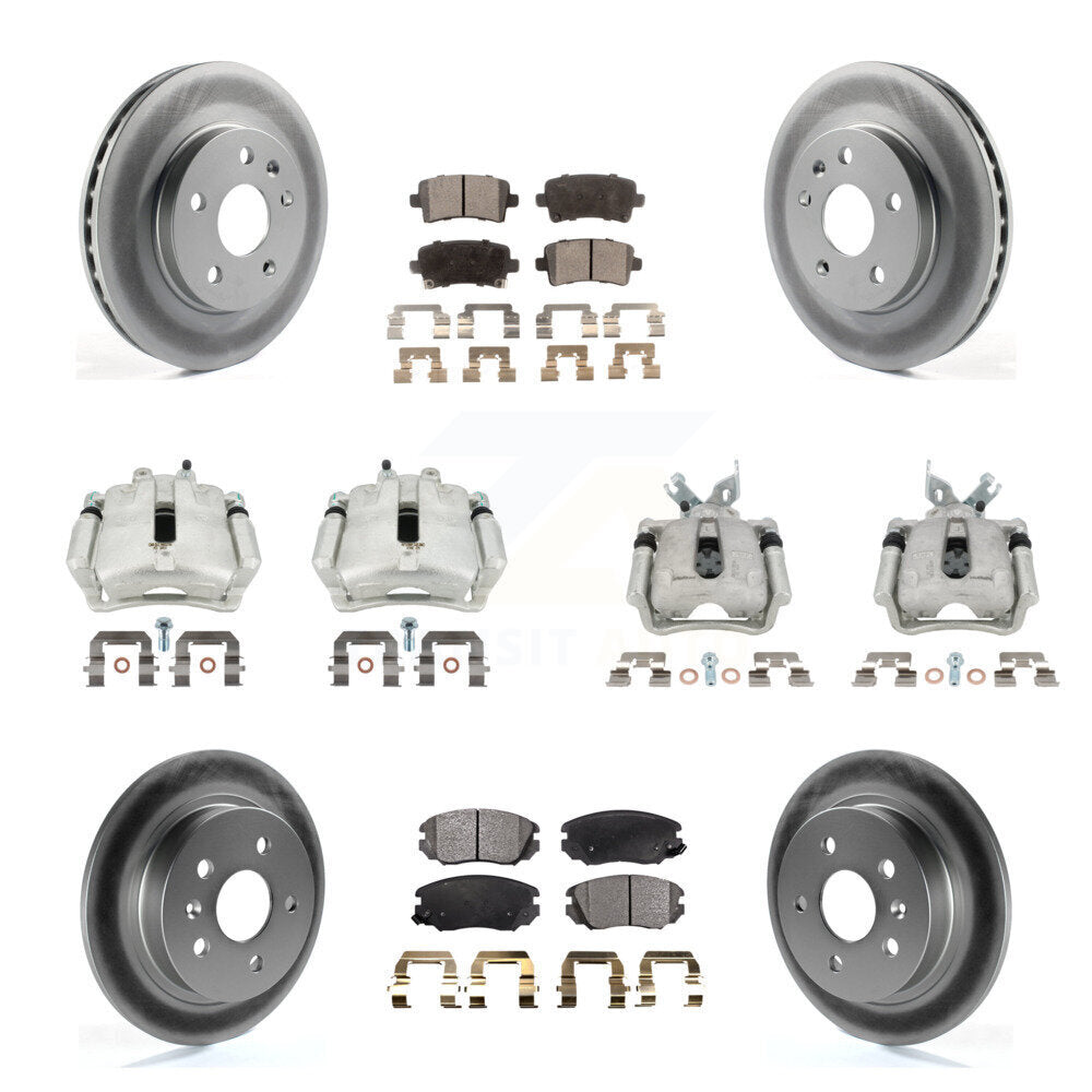 Transit Auto KCG-100929T Disc Brake Kit for 2013 Chevrolet Malibu - Front and Rear product image