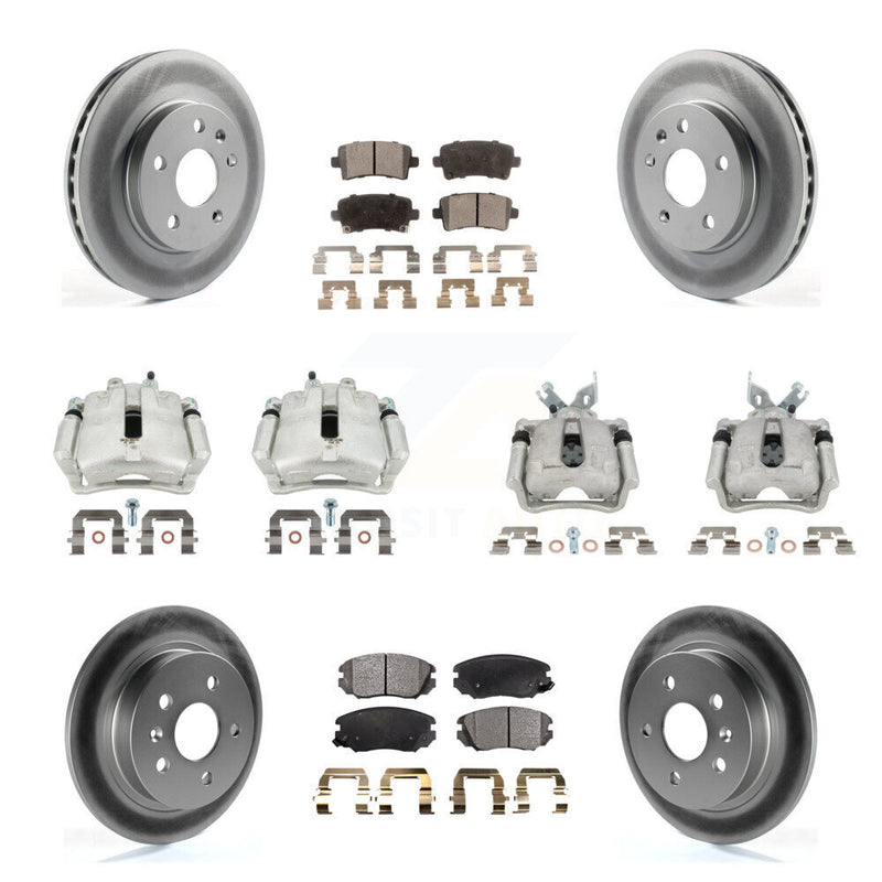 Transit Auto KCG-100929T Disc Brake Kit for 2013 Chevrolet Malibu - Front and Rear product image