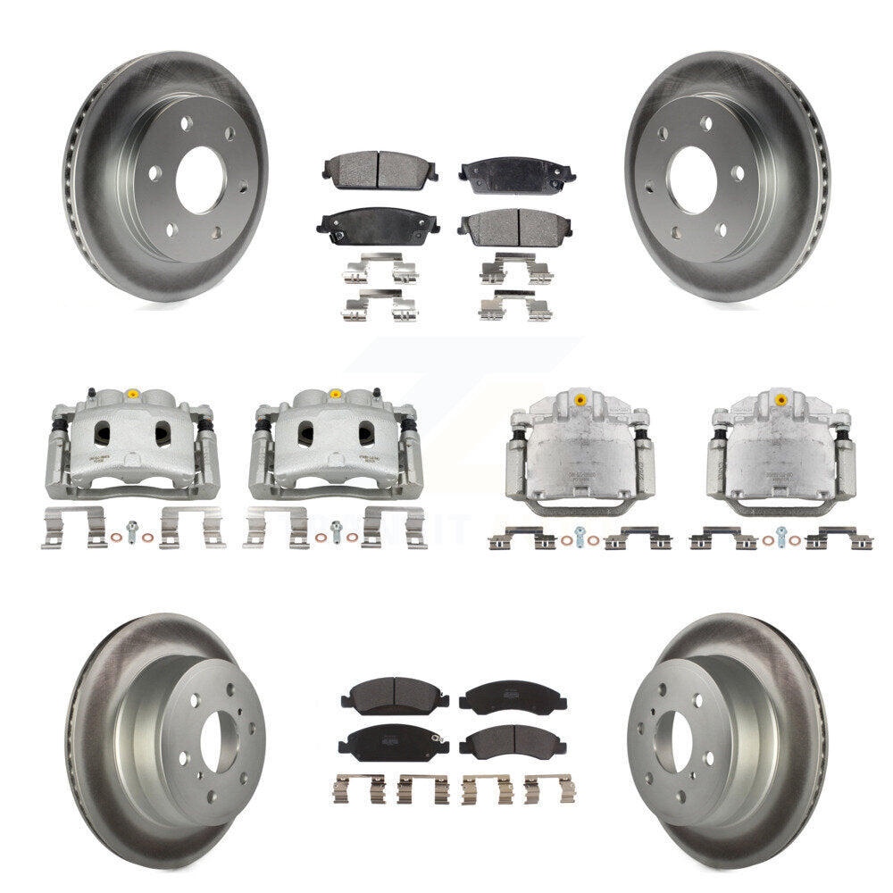 Transit Auto KCG-100930P Disc Brake Kit for 2007 GMC Sierra 1500 - Front and Rear product image