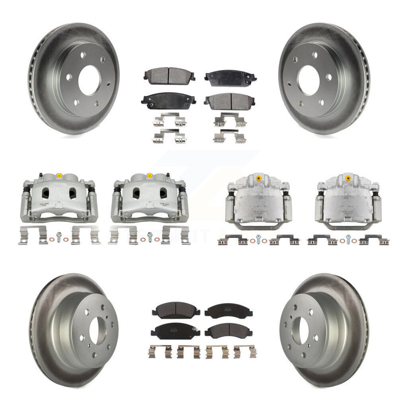 Transit Auto KCG-100930P Disc Brake Kit for 2007 GMC Sierra 1500 - Front and Rear product image