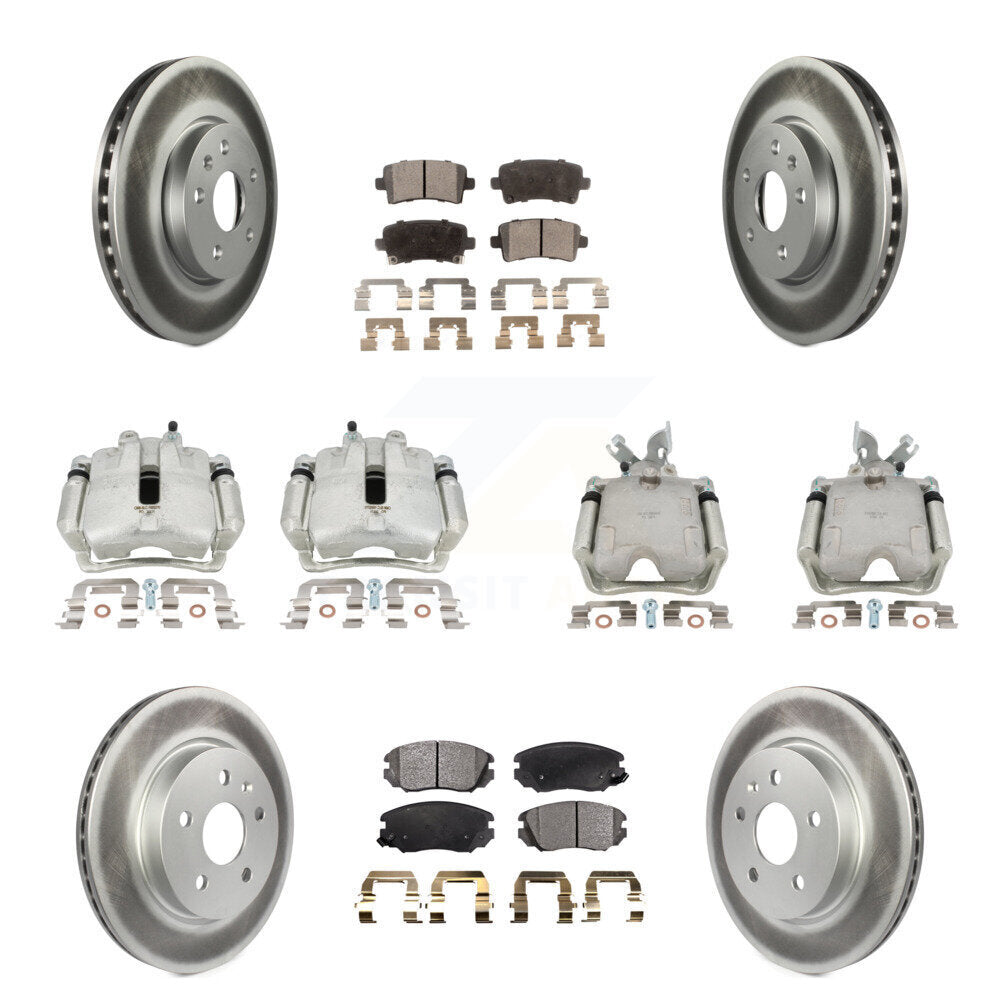 Transit Auto KCG-100930T Disc Brake Kit for 2013-2020 Chevrolet Impala, Chevrolet Malibu - Front and Rear product image