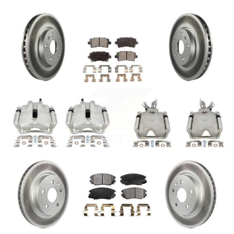 Transit Auto KCG-100930T Disc Brake Kit for 2013-2020 Chevrolet Impala, Chevrolet Malibu - Front and Rear product image