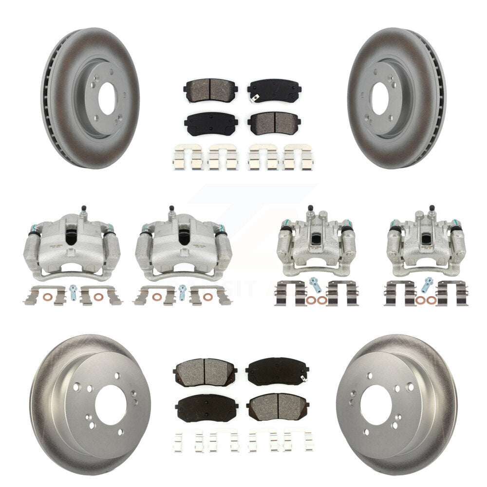 Transit Auto KCG-100931S Disc Brake Kit for 2010-2016 Kia Sportage, Hyundai Tucson - Front and Rear product image