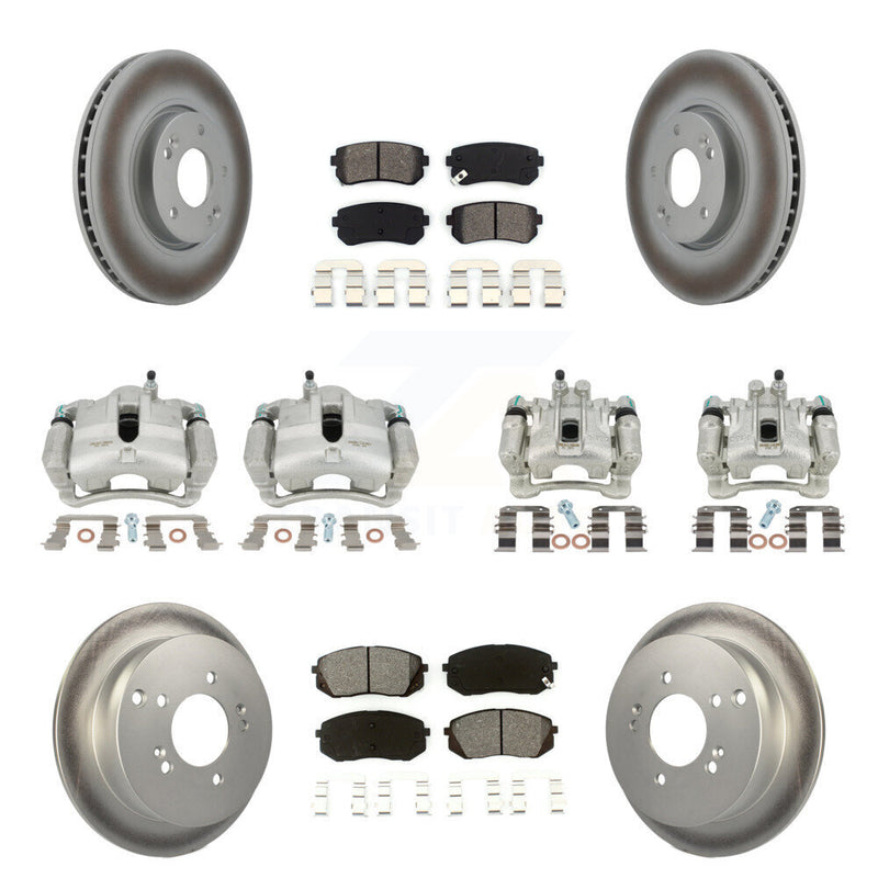 Transit Auto KCG-100931S Disc Brake Kit for 2010-2016 Kia Sportage, Hyundai Tucson - Front and Rear product image