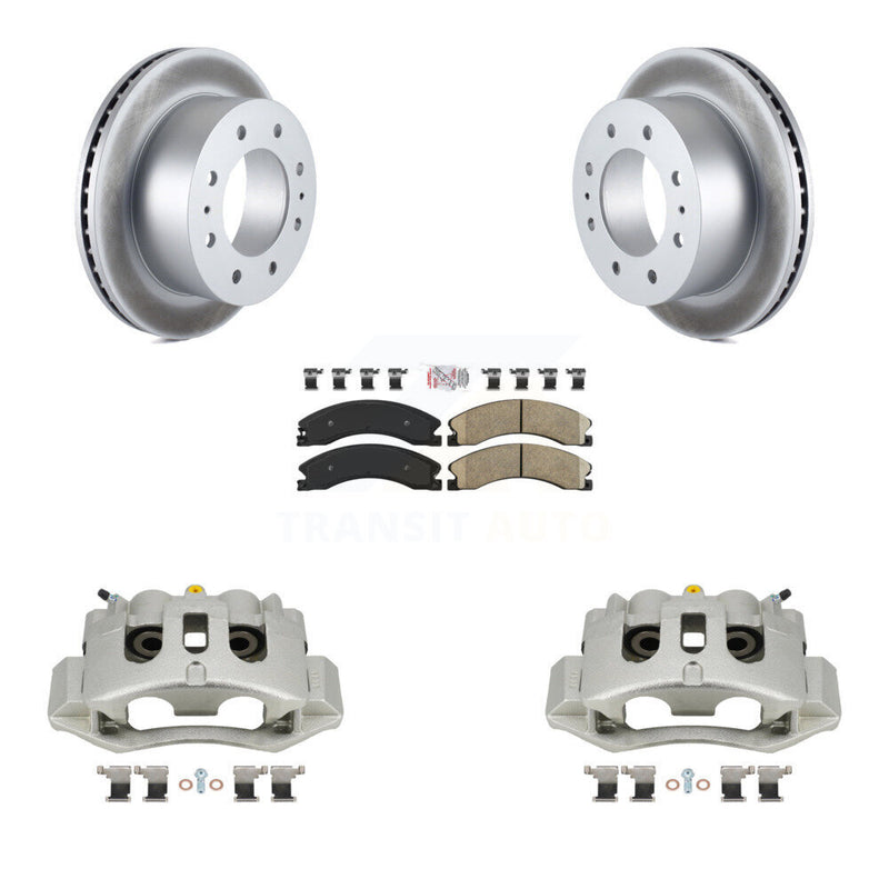 Transit Auto KCG-100932N Disc Brake Kit for 2011-2019 Chevrolet Suburban 3500 HD, Chevrolet Silverado 2500 HD, Chevrolet Silverado 3500 HD & more - Rear product image