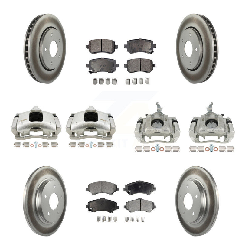Transit Auto KCG-100932P Disc Brake Kit for 2009-2011 Dodge Journey - Front and Rear product image