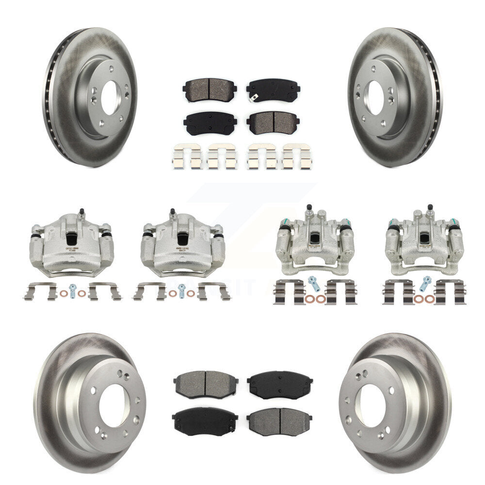 Transit Auto KCG-100932S Disc Brake Kit for 2010-2012 Kia Sportage, Hyundai Tucson - Front and Rear product image