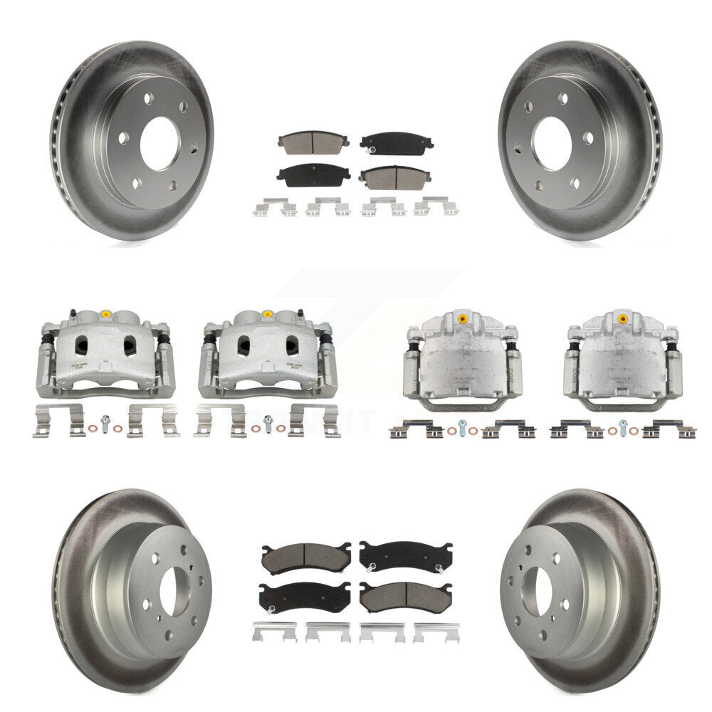 Transit Auto KCG-100933C Disc Brake Kit for 2007 Chevrolet Silverado 1500 - Front and Rear product image