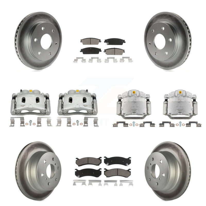 Transit Auto KCG-100933C Disc Brake Kit for 2007 Chevrolet Silverado 1500 - Front and Rear product image