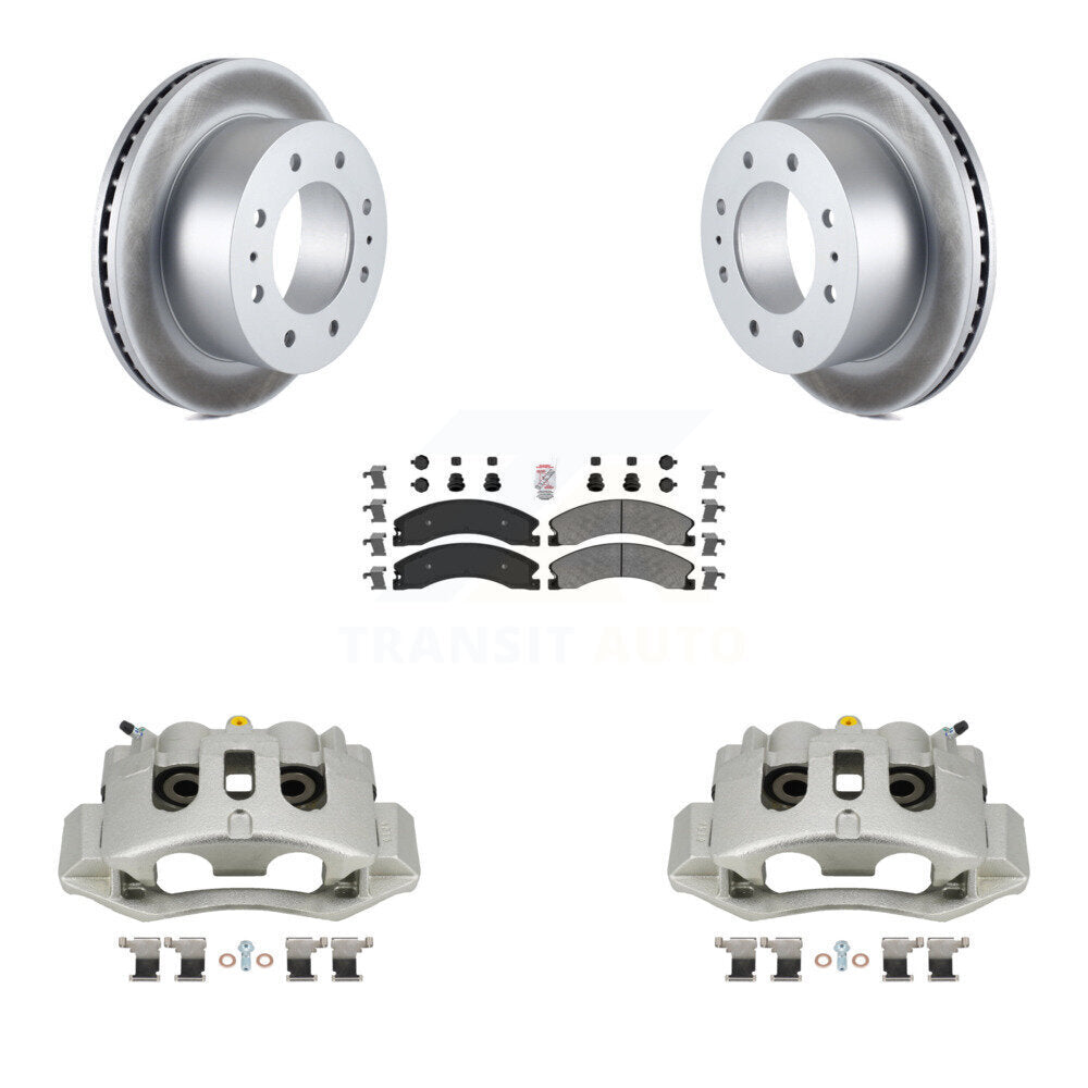Transit Auto KCG-100933N Disc Brake Kit for 2011-2019 Chevrolet Suburban 3500 HD, Chevrolet Silverado 2500 HD, Chevrolet Silverado 3500 HD & more - Rear product image