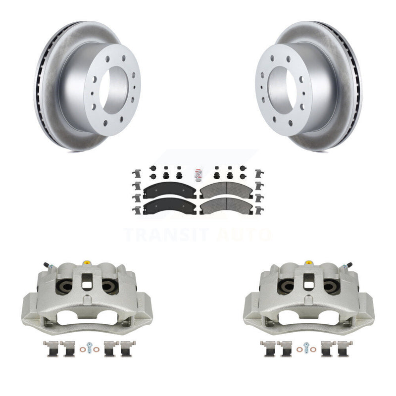 Transit Auto KCG-100933N Disc Brake Kit for 2011-2019 Chevrolet Suburban 3500 HD, Chevrolet Silverado 2500 HD, Chevrolet Silverado 3500 HD & more - Rear product image