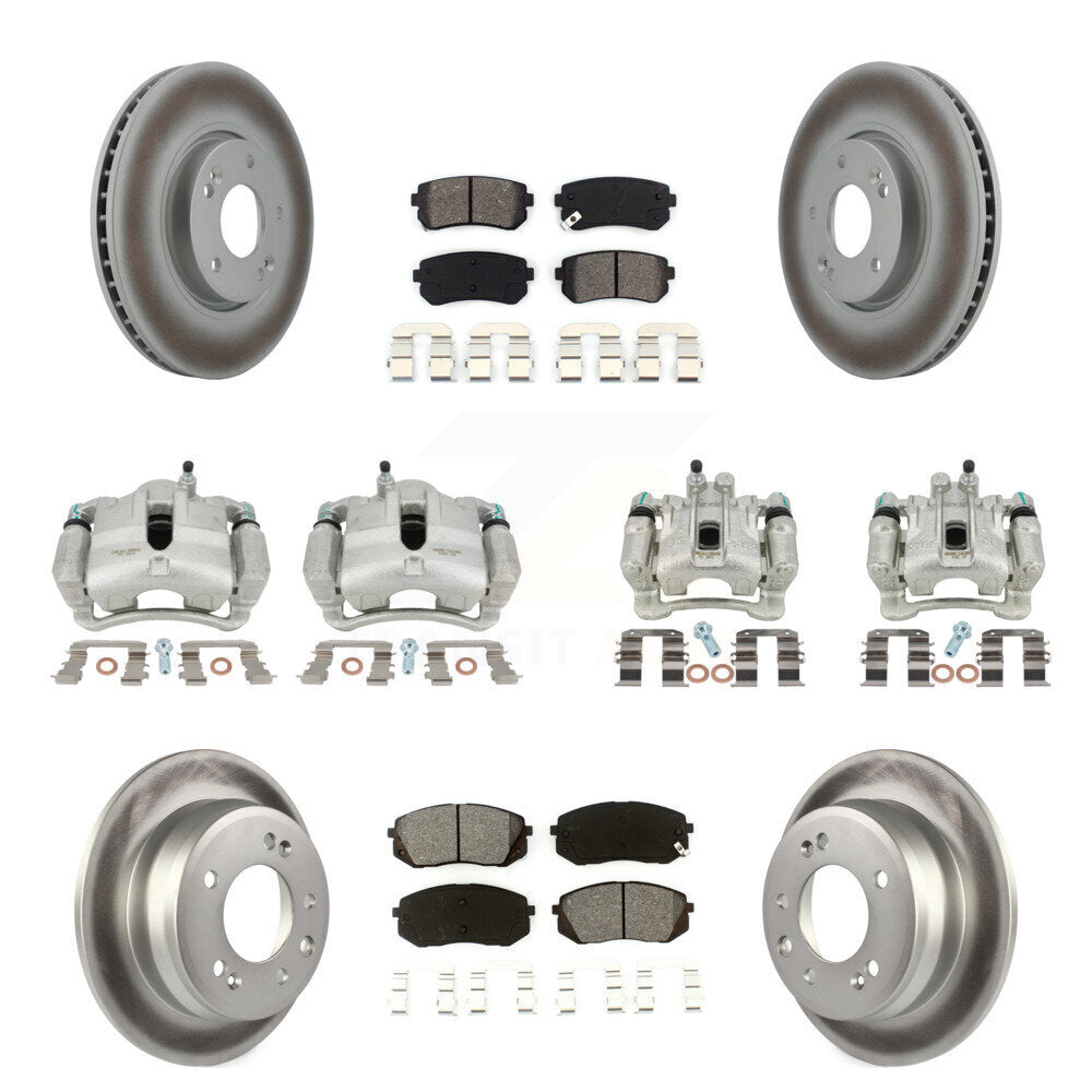 Transit Auto KCG-100933S Disc Brake Kit for 2012-2016 Kia Sportage, Hyundai Tucson - Front and Rear product image