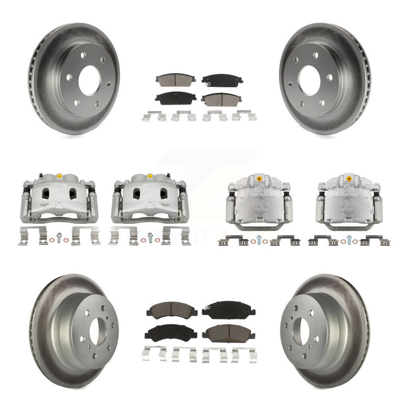 Transit Auto KCG-100934C Disc Brake Kit for 2007 GMC Sierra 1500 - Front and Rear product image