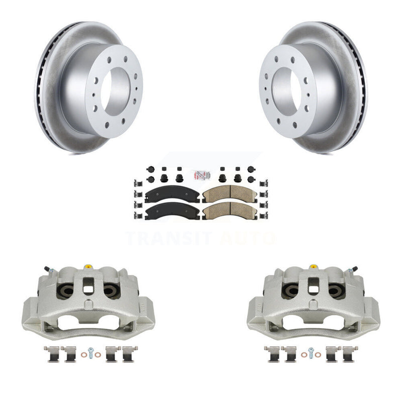Transit Auto KCG-100934N Disc Brake Kit for 2011-2019 Chevrolet Suburban 3500 HD, Chevrolet Silverado 2500 HD, Chevrolet Silverado 3500 HD & more - Rear product image