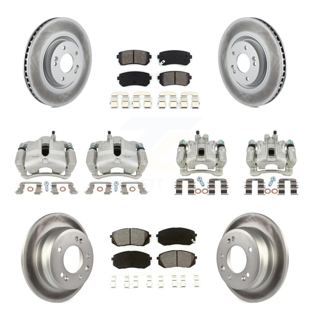 Transit Auto KCG-100934S Disc Brake Kit for 2015 Hyundai Tucson - Front and Rear product image