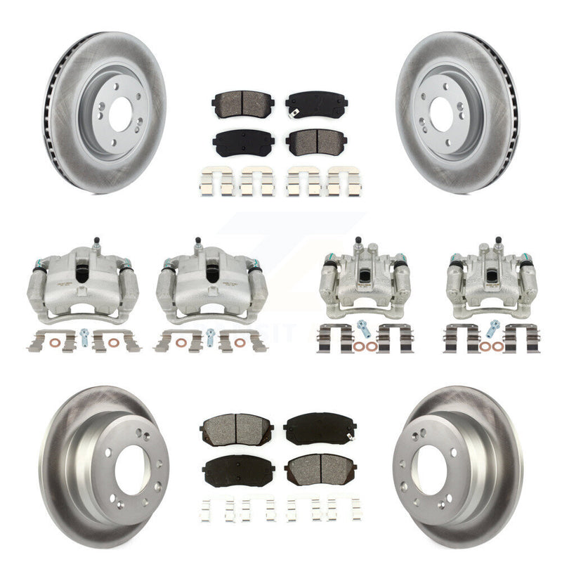 Transit Auto KCG-100934S Disc Brake Kit for 2015 Hyundai Tucson - Front and Rear product image