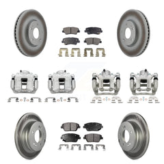 Transit Auto KCG-100935P Disc Brake Kit for 2011-2015 Hyundai Sonata, Kia Optima - Front and Rear product image