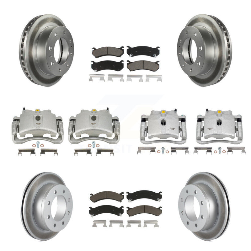 Transit Auto KCG-100936C Disc Brake Kit for 1999-2013 Chevrolet Suburban 2500, GMC Yukon XL 2500, Chevrolet Silverado 2500 HD & more - Front and Rear product image
