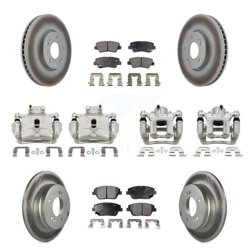 Transit Auto KCG-100936P Disc Brake Kit for 2014 Hyundai Sonata - Front and Rear product image