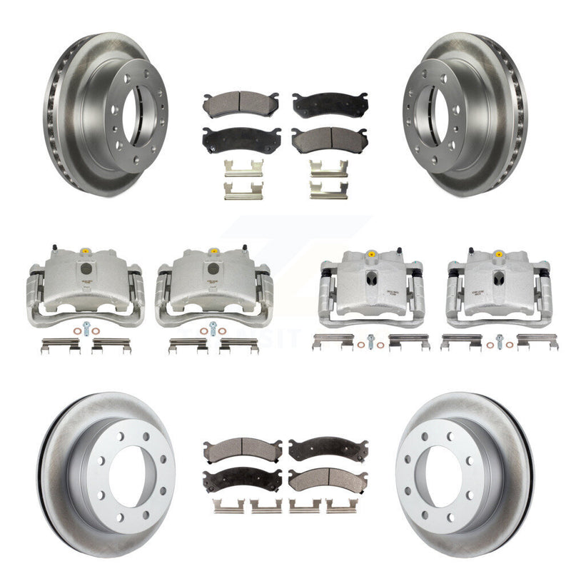 Transit Auto KCG-100936T Disc Brake Kit for 1999-2009 Chevrolet Silverado 1500 HD Classic, Chevrolet Suburban 2500, GMC Sierra 1500 HD Classic & more - Front and Rear product image