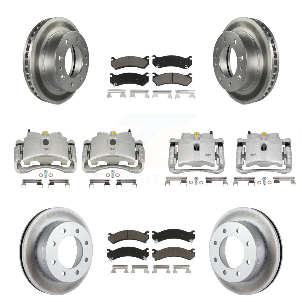 Transit Auto KCG-100937C Disc Brake Kit for 1999-2009 Chevrolet Silverado 1500 HD Classic, Chevrolet Suburban 2500, GMC Sierra 1500 HD Classic & more - Front and Rear product image