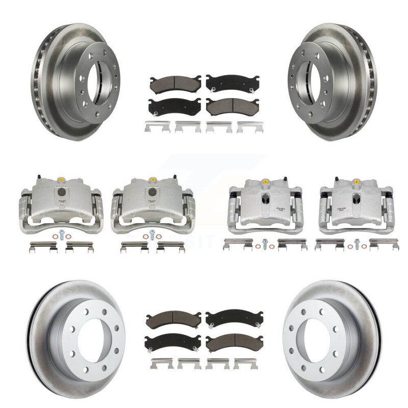 Transit Auto KCG-100937C Disc Brake Kit for 1999-2009 Chevrolet Silverado 1500 HD Classic, Chevrolet Suburban 2500, GMC Sierra 1500 HD Classic & more - Front and Rear product image