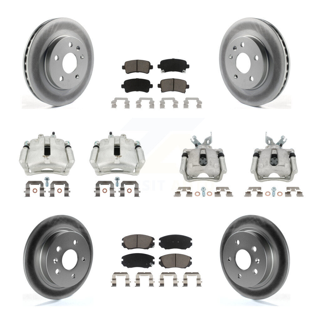 Transit Auto KCG-100939C Disc Brake Kit for 2013 Chevrolet Malibu - Front and Rear product image