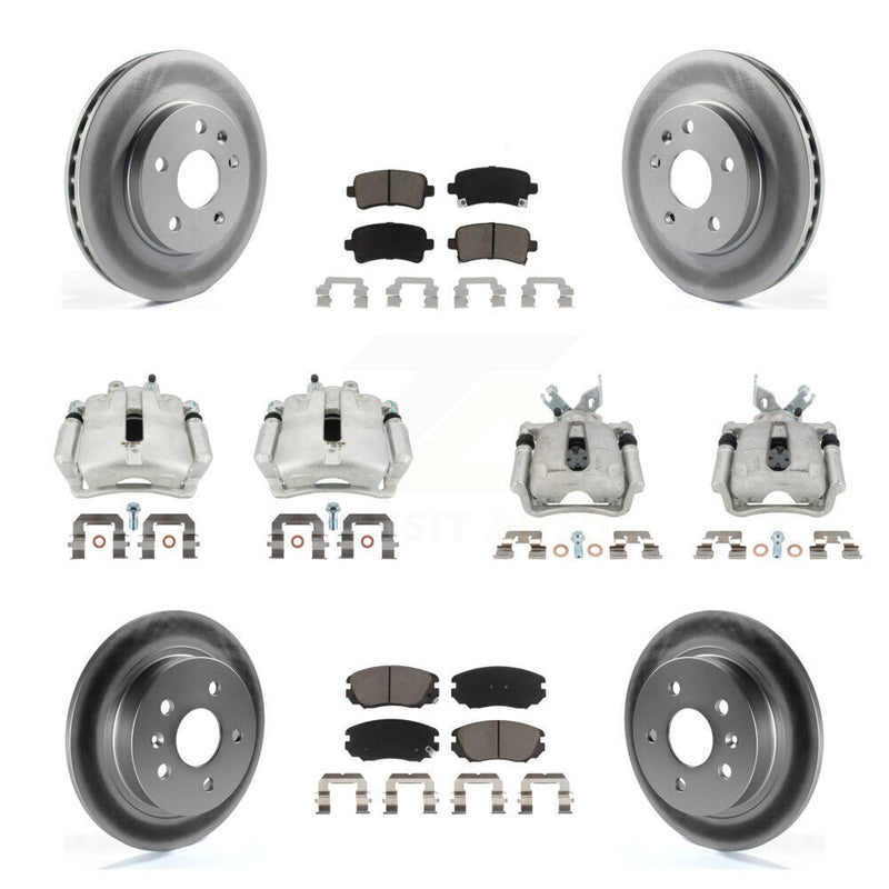 Transit Auto KCG-100939C Disc Brake Kit for 2013 Chevrolet Malibu - Front and Rear product image