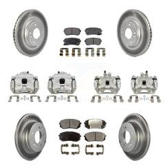Transit Auto KCG-100939P Disc Brake Kit for 2015 Hyundai Sonata - Front and Rear product image